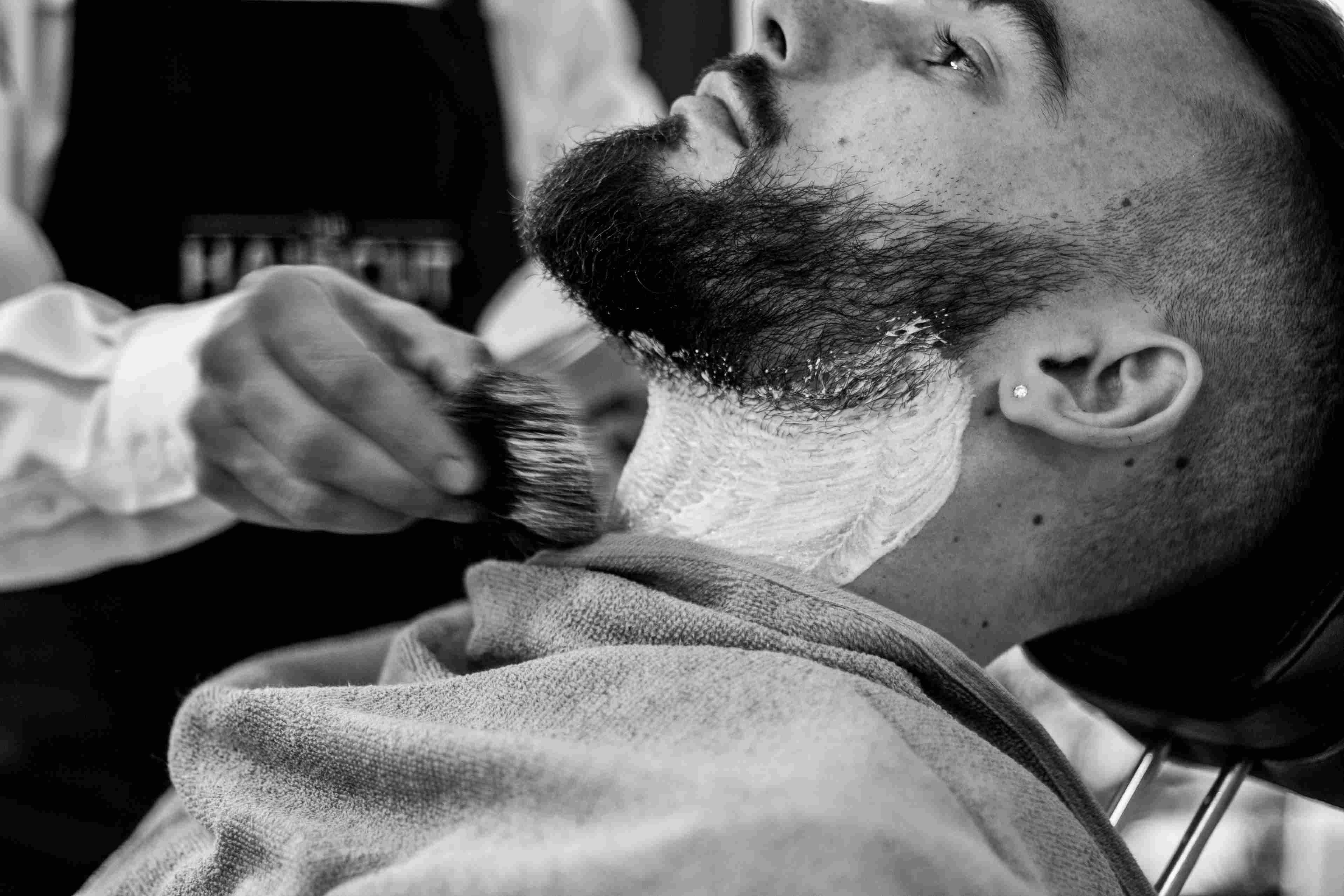 Premium interior of NYC Box Barbershop in Istanbul